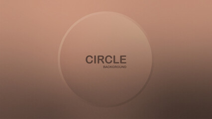 Minimal Circle abstract background for product presentation. Mocha Mousse Tone. Grainy texture.