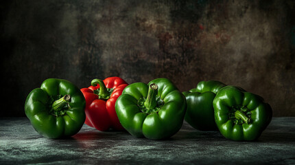 A capsicum background