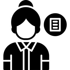 New Line Glyph Icon Design