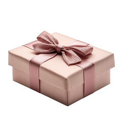 Elegant Pink Gift Box with Satin Ribbon Bow