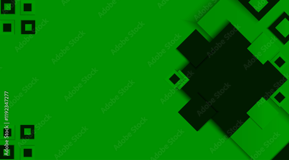 Poster banner modern background design | abstract vector geometric background with square shape | 3d shape 
