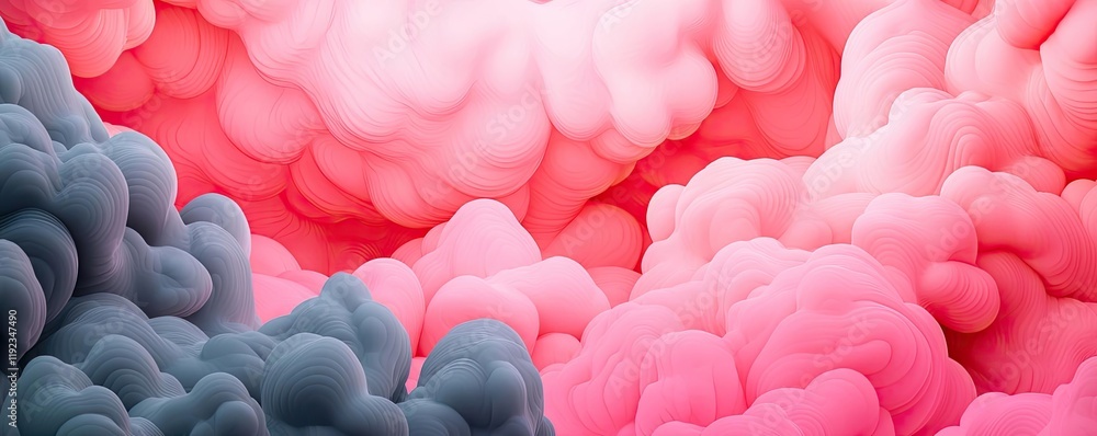 Poster cloudy abstract background idea. colorful abstract clouds blend together in a dreamy, soft texture.