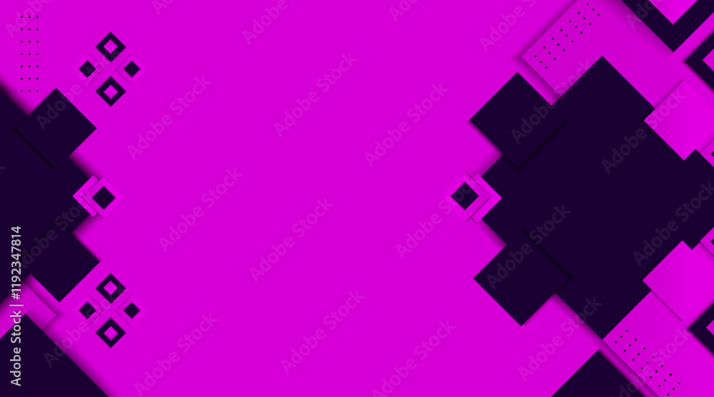 Aufkleber banner modern background design | abstract vector geometric background with dotted shape | 3d shape 