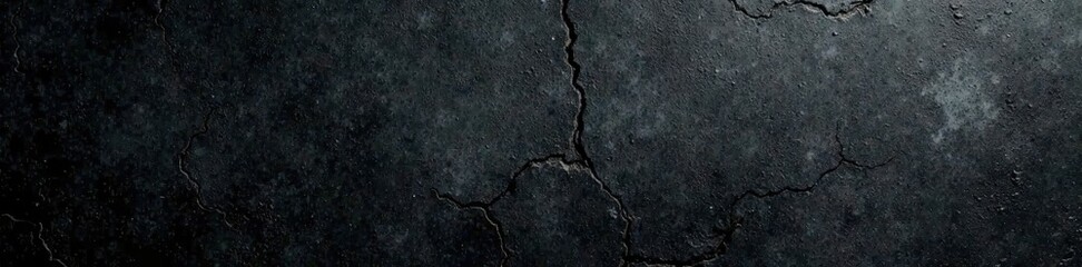 Obraz premium Black grunge concrete; deeply textured, heavily shadowed , vintage, rough