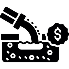 New Line Glyph Icon Design