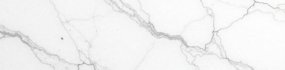 Obraz premium Seamless white marble texture, panoramic view , minimal, pattern