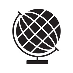 Globe icon or logo isolated sign symbol vector illustration - high-quality black style vector icons