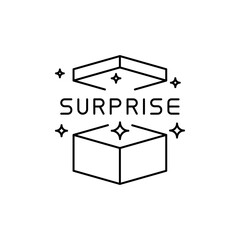 The Outline Surprise icon represents the surprise contents of the package.