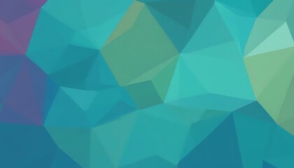 Abstract Teal Green Polygon Background Design