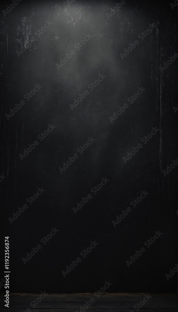 Poster dark textured wall with subtle shading, creating a moody and minimalist background