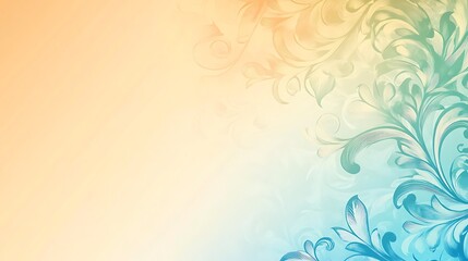 Obraz premium Elegant Pastel Floral Design Background Image