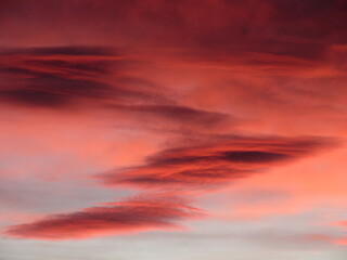 Farbenfroher Himmel