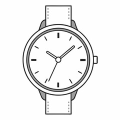 illustration of a wristwatch