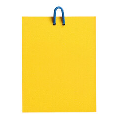 Motivational Sticky Note with Clipart and Success Quote on a Yellow Background