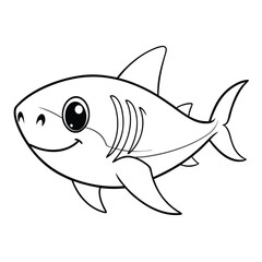 animal vector illustration of a fish 
