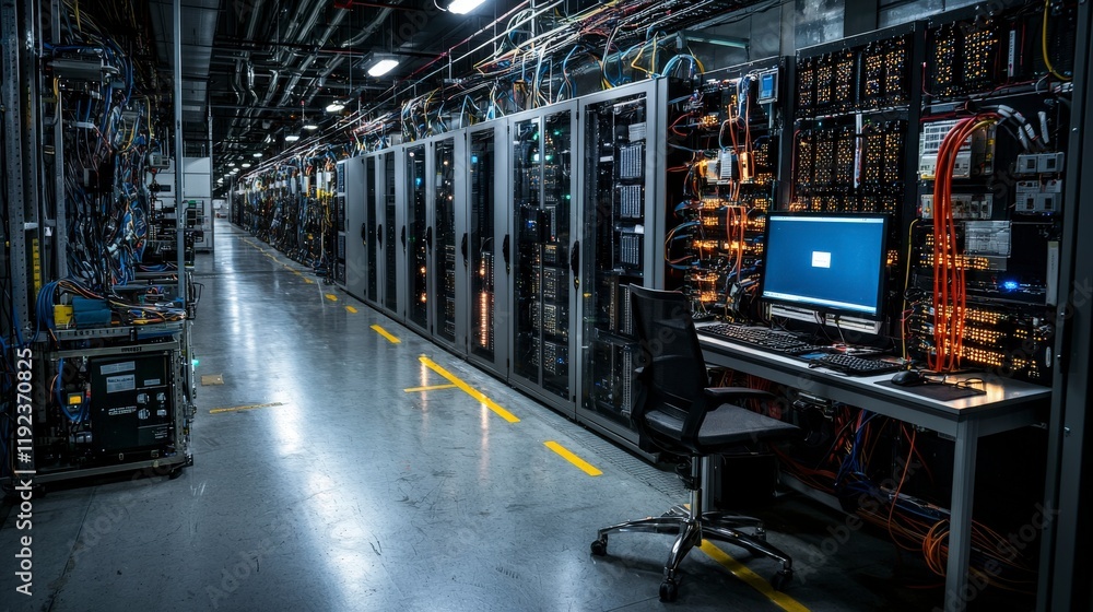 Poster Backup power systems support peak energy demand in data center infrastructure management