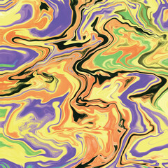 Liquid Dance: Highlights the movement and flow within the artwork.