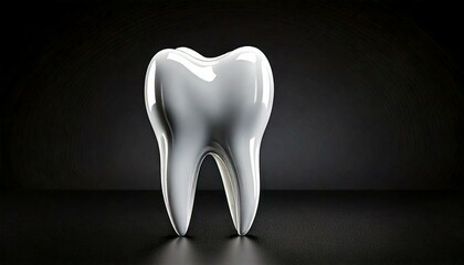 Denture or tooth of porcelain material