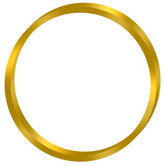 Gold shiny circle 