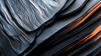 black wavy texture 