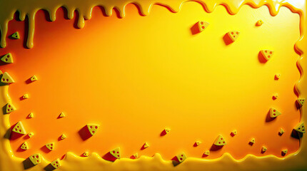 Decorative Cheese Pattern Background Image for Food themed Designs 
