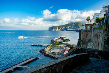Sorrento, Italy. Marina Grande view