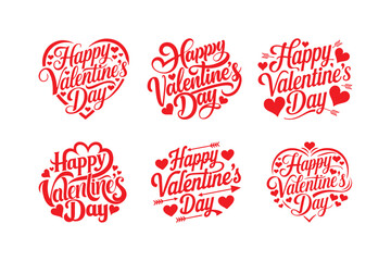 Happy Valentine's Day, typography t shirt design vector
