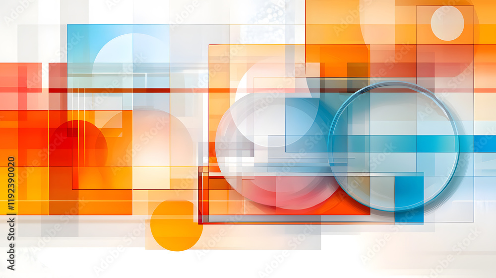 Poster dynamic abstract art composition digital design graphic elements modern environment artistic viewpoi