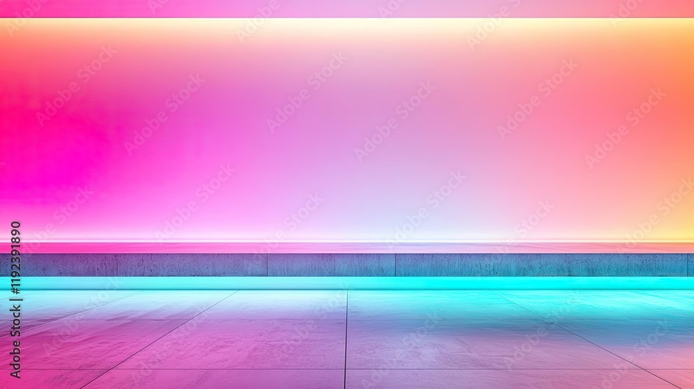 Poster vivid gradient concept. vibrant neon abstract background with colorful lights and smooth transitions