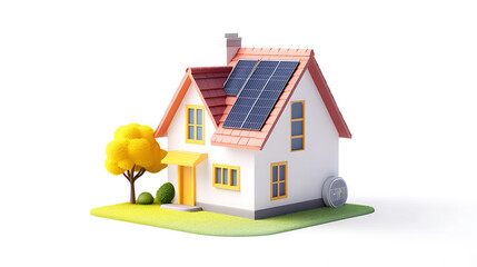 Home solar panes, wallpaper, the renewable energy is an alternative source of global conservation