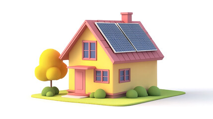 Home solar panes, wallpaper, the renewable energy is an alternative source of global conservation