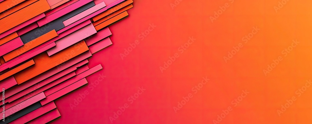 Aufkleber vivid gradient concept. vibrant abstract background with colorful layered shapes and gradients, perf