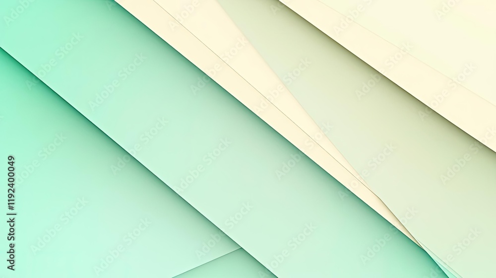 Aufkleber symmetry gradient concept. abstract design featuring layered shapes in calming pastel colors for cre
