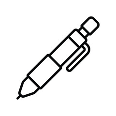 mechanical pencils icon vector design template simple and clean