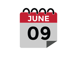 June 9 - Calendar Icon
