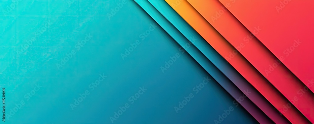 Aufkleber vivid gradient concept. vibrant layered colors creating a modern digital backdrop for creative proje