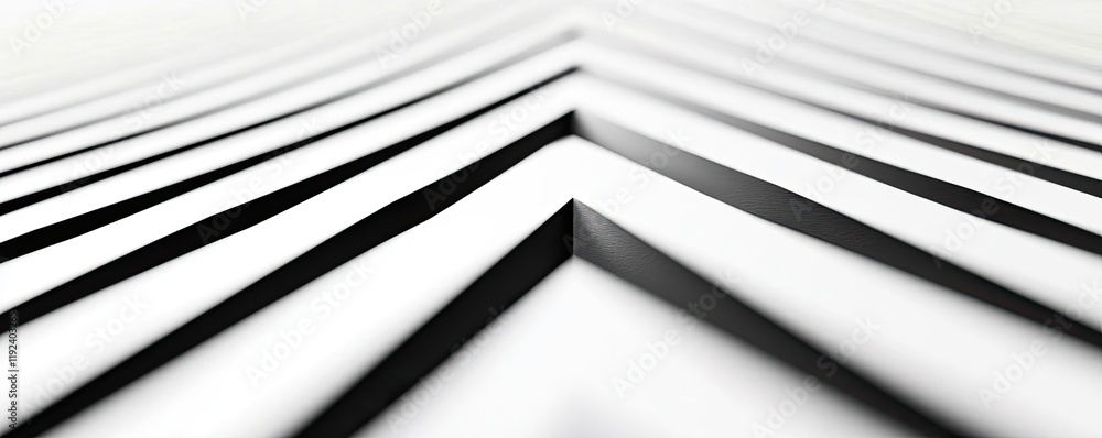 Leinwandbilder Minimal symmetry idea. Close-up view of architectural lines creating a modern abstract pattern.