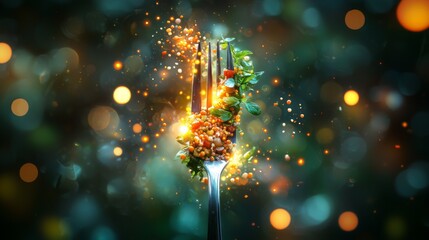 Illustrative image of healthy foods aiding in glucose control
