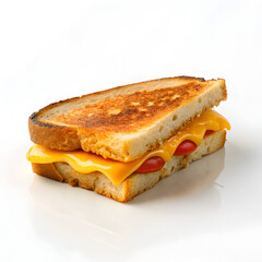 fresh sandwhich on white background