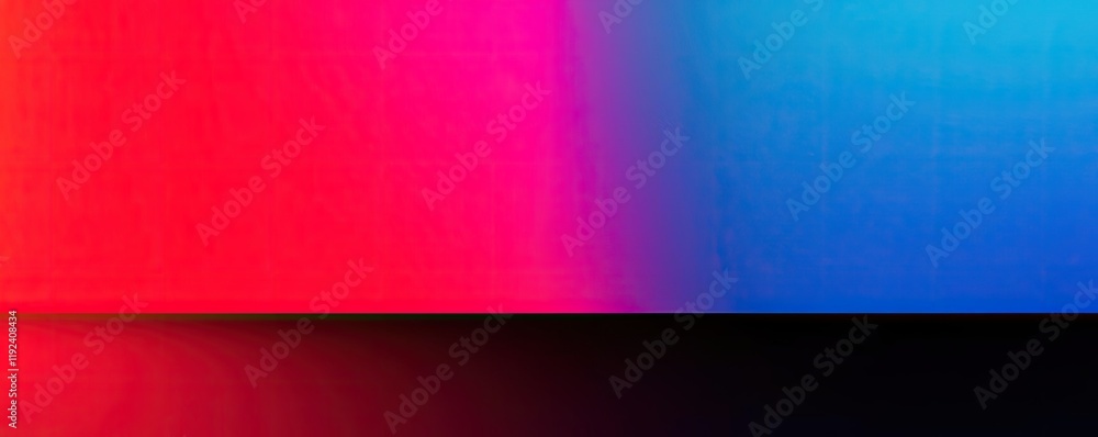Poster vivid gradient concept. vibrant gradient background in red, blue, and black, ideal for design projec