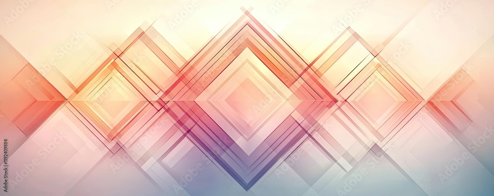 Poster symmetry gradient concept. vibrant geometric shapes blend in a colorful abstract design, perfect for