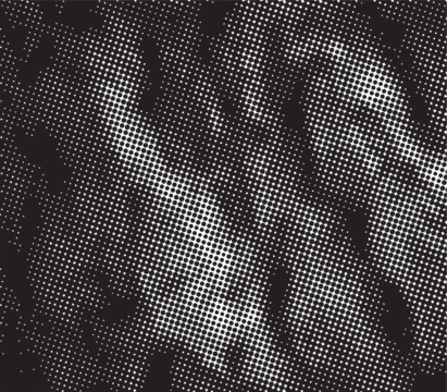 Abstract halftone black and white background
