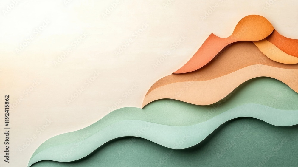 Poster a muted earth tone gradient perfect for travel photography or nature documentaries, transitioning fr