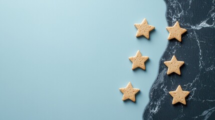 An animation of stars increasing in number from one to five, representing a product rating improving over time due to positive customer experiences.