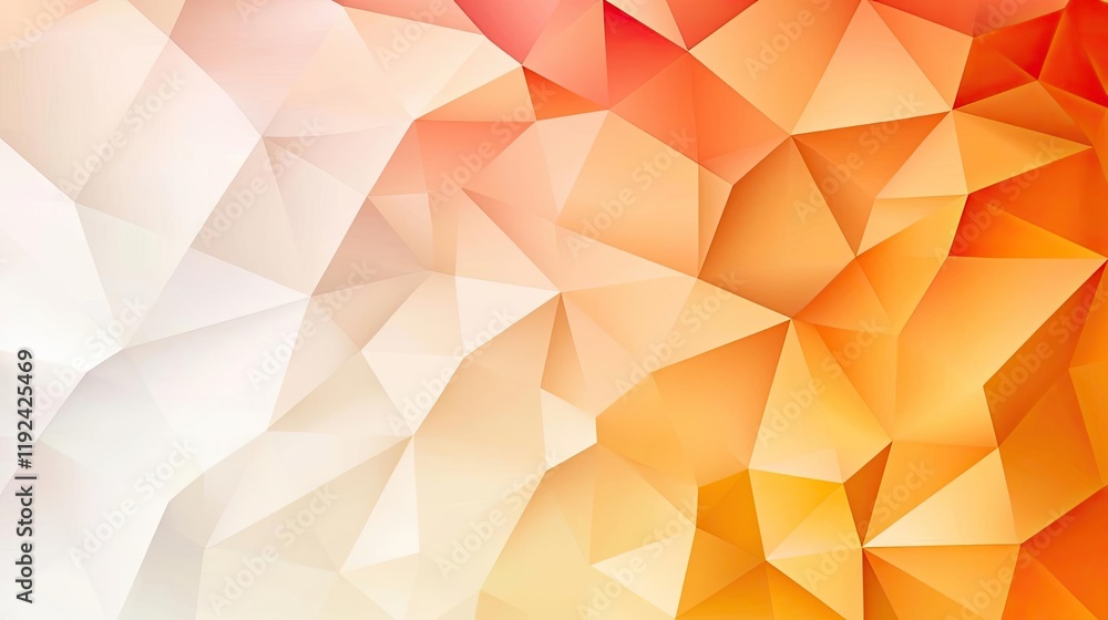Aufkleber triangle abstract background concept. a vibrant abstract background featuring geometric shapes in or