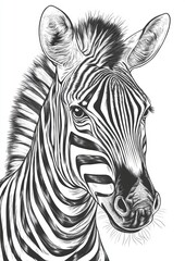 Zebras Coloring Pages