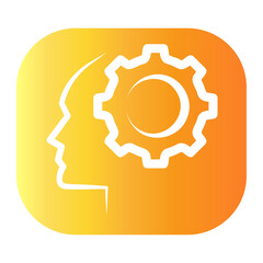 psychology Gradient icon
