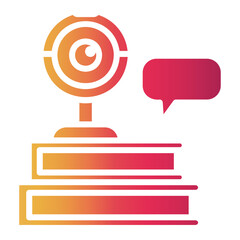 webcam Gradient icon