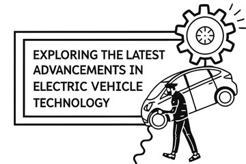 Fototapeta premium Exploring the Latest Advancements in Electric Vehicle Technology