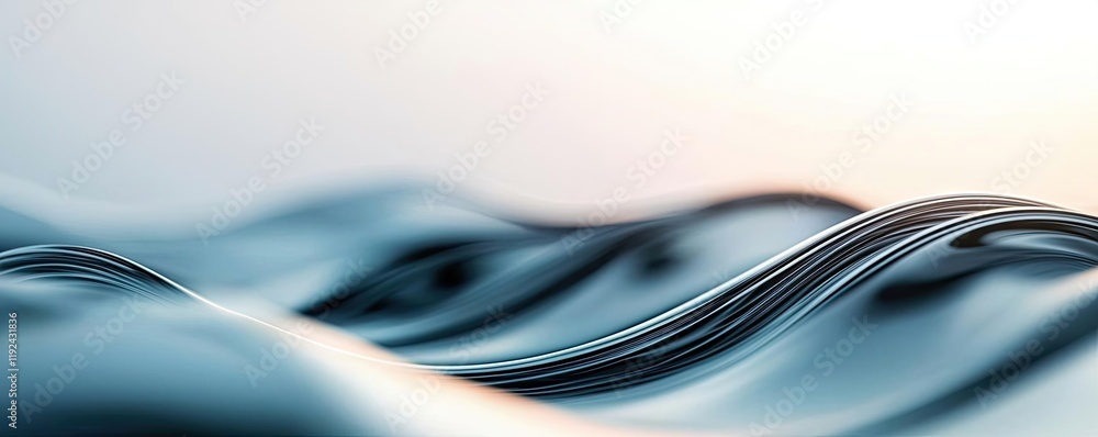 Poster cloudy abstract background concept. abstract water waves with a smooth and calming blue hue, reflect